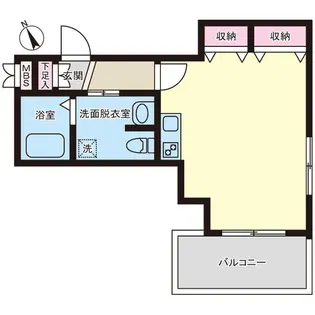 フェリス久里浜【4階】の間取り