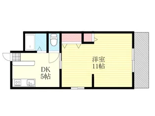 山尾第一マンション【3階】の間取り
