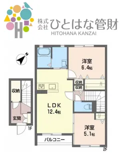 ヒルズコート田中【2階】の間取り