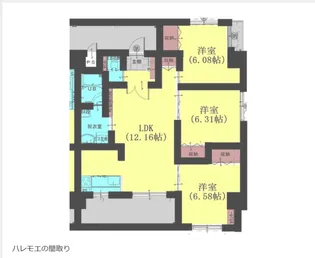 ハレモエ【2階】の間取り