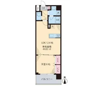 エクセルシティ戸田公園【2階】の間取り