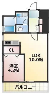 ブリスポート新屋敷【3階】の間取り
