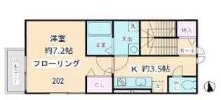 ラルジュ桜丘の間取り