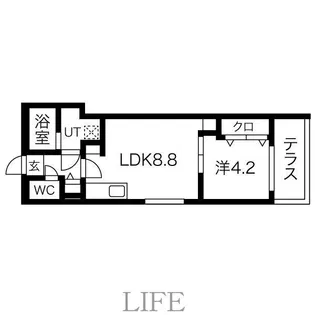 ASTER TOYOHIRA【1階】の間取り
