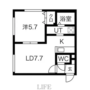 ecoa南郷17丁目【3階】の間取り