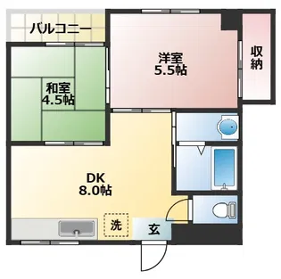 メゾン三晴【3階】の間取り