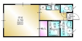 ブリーズベイ【2階】の間取り