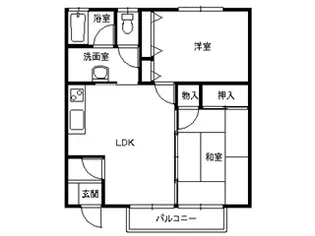 セリーズプラスN【1階】の間取り