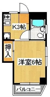 ハイムサイ70【2階】の間取り