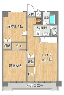 鈴縫三の丸ビル【3階】の間取り