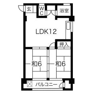 岐阜南中駒ビル【4階】の間取り