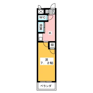 タートルヒルズ岡崎【1階】の間取り