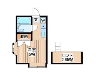 キャナール壱番館【2階】の間取り