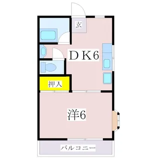 鹿児島県鹿児島市薬師1【マンション】の間取り