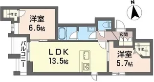 ベレオ ヴィラ リーブス 池袋本町【4階】の間取り