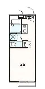 中泉ロジュマン【2階】の間取り