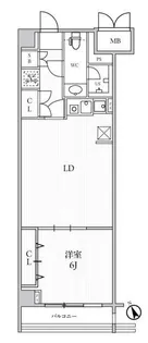 六本木デュープレックスエムズ【2階】の間取り