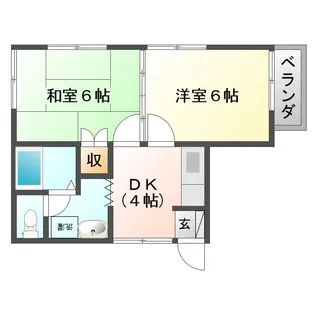 セブンイレブンマンション【1階】の間取り