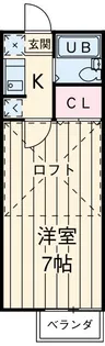 ヴィラ国立【2階】の間取り