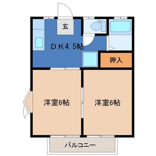 アイサン【1階】の間取り