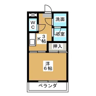 ステーションハイツ米勇【3階】の間取り