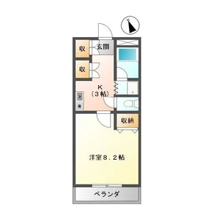 ルナール【1階】の間取り