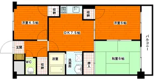 【弊社管理物件】中東ビル【5階】の間取り