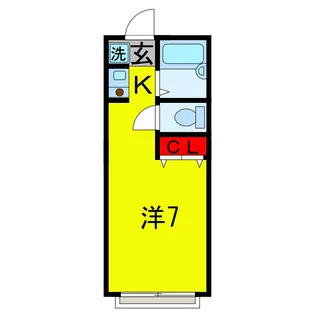ハイツソウジャ【1階】の間取り
