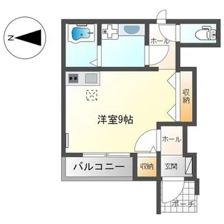 カーサ ビアンカ【1階】の間取り