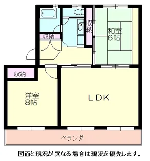 永井ハイツ【3階】の間取り