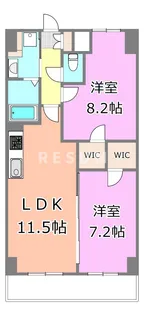 千葉県千葉市中央区新宿1【マンション】の間取り