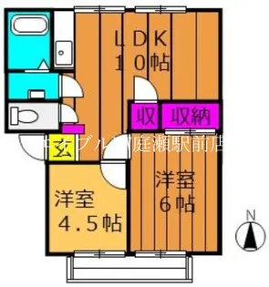 メゾンセンチュリー B棟【2階】の間取り