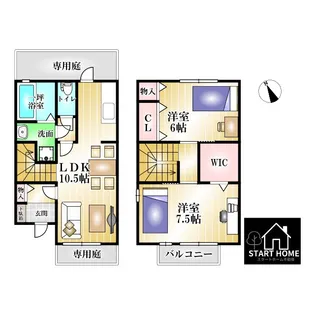 ロイヤルコートBの間取り