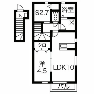 Luana Hale【2階】の間取り