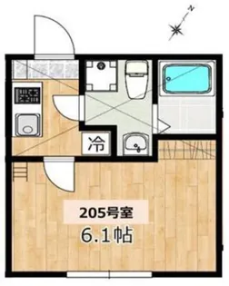 アザーレキュリオス生田【1階】の間取り