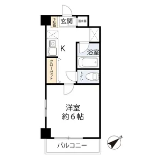 マンション・ビーン【1階】の間取り