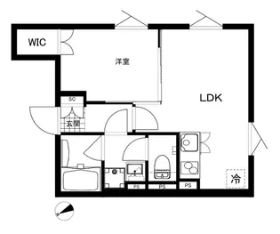 CREAL江戸川橋【5階】の間取り