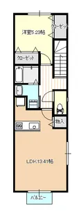 グリーンヒルズA【2階】の間取り
