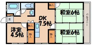 相原マンション【2階】の間取り