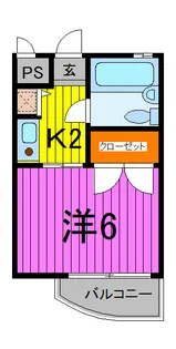 プレビュー川口【2階】の間取り