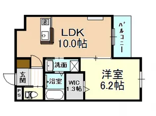 フレシール【1階】の間取り
