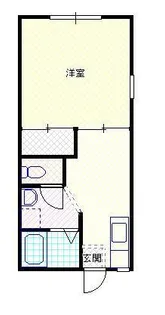 新潟県新発田市豊町3【アパート】の間取り