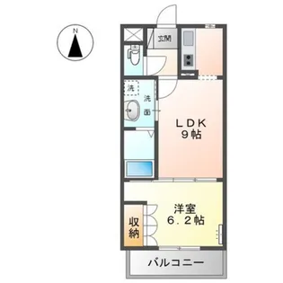 グラースヴィラ【1階】の間取り
