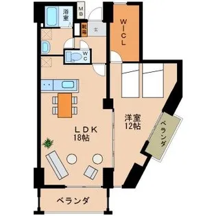 サクラーレ【10階】の間取り