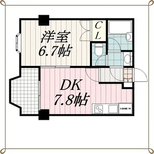 緑町ハイリビング壱番館【3階】の間取り