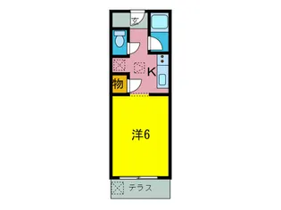 翆ハイツ【1階】の間取り