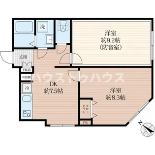 東京都北区豊島2【マンション】の間取り