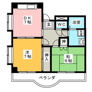 パラサンピア I【3階】の間取り
