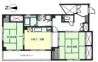 パークヒルズ大泉【1階】の間取り