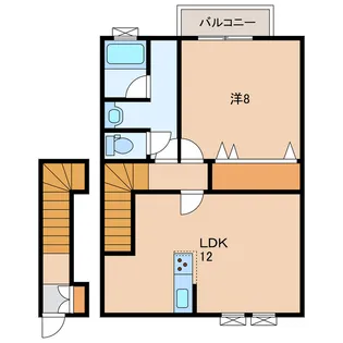 シャンティ.K【2階】の間取り